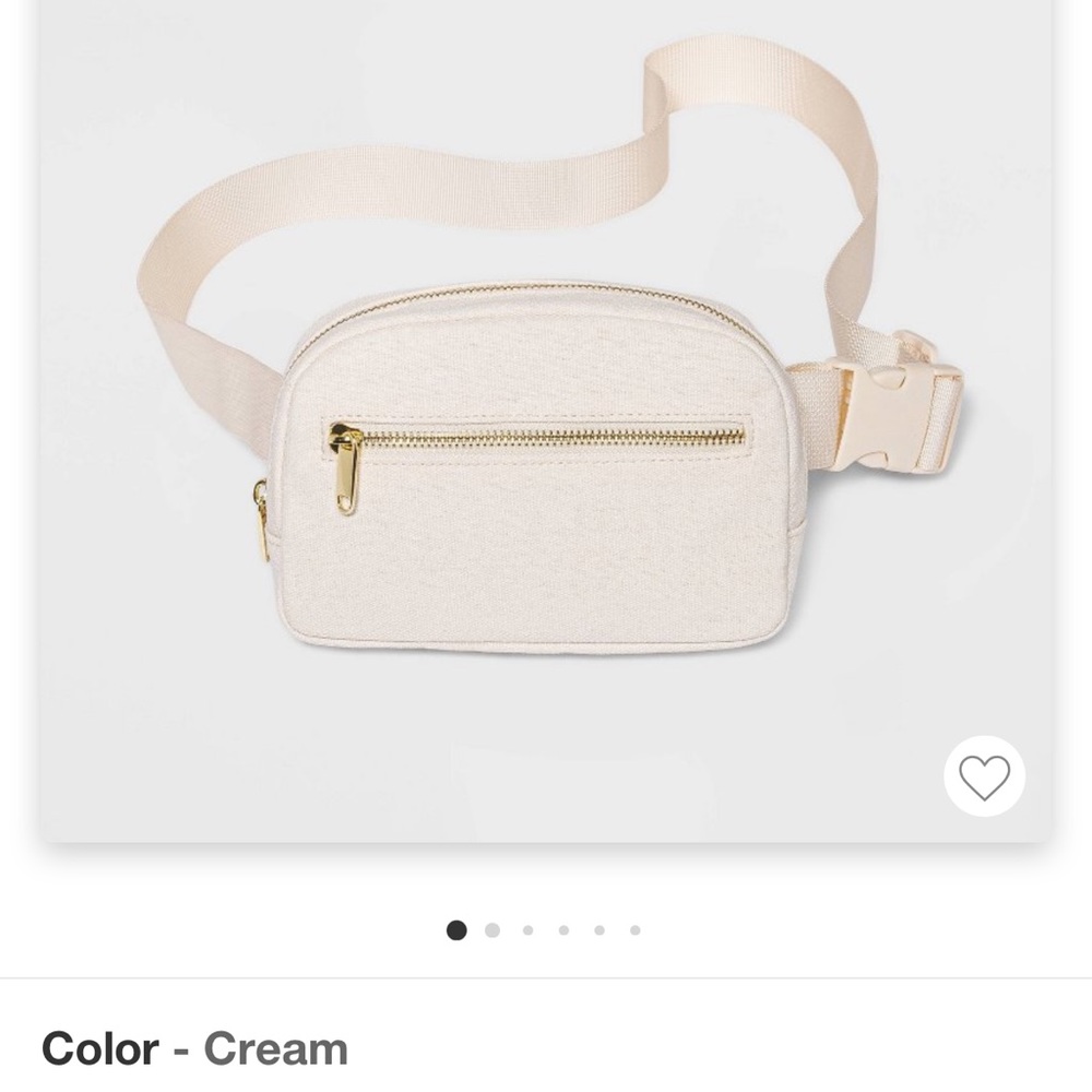 Wild Fable Cream Belt Bag